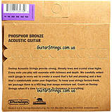 Струны Dunlop DAP1152 Acoustic Phosphor Bronze Medium Light 11-52, фото 3