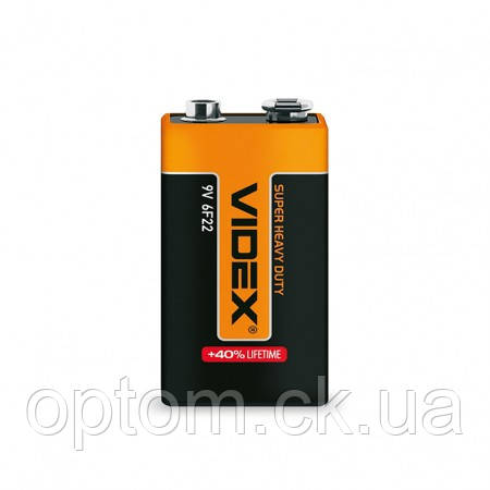 Батарейка Videx 6F22 (Крона) 9V