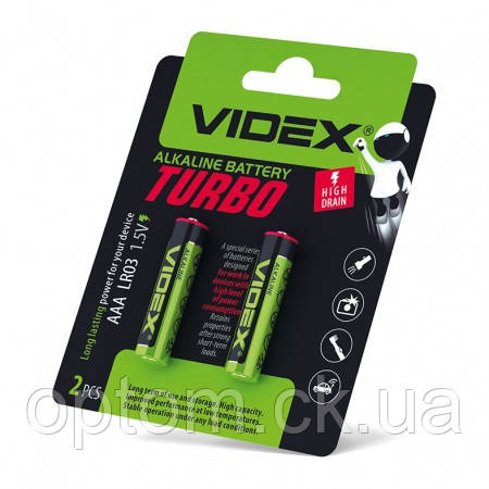 Батарейка Videx LR03 (AAA) Turbo blister 2pcs