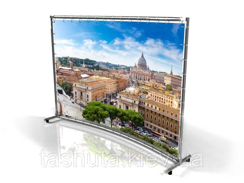 Пресс-волл (Press wall) "Дуга" 2х1,5м, люверс Ташута  (12-31021-01)