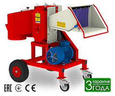 Подрібнювач гілок Arpal АМ-120Е з електродвигуном 11 кВт (діаметр гілок 120 мм)