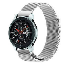 Міланський сітчастий ремінець для годинника Samsung Galaxy Watch 46 mm (SM-R800) - Silver