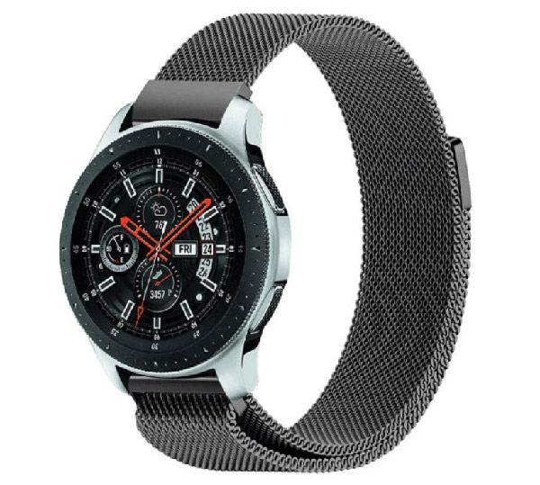 Міланський сітчастий ремінець для годинника Samsung Galaxy Watch 46 mm (SM-R800) - Black