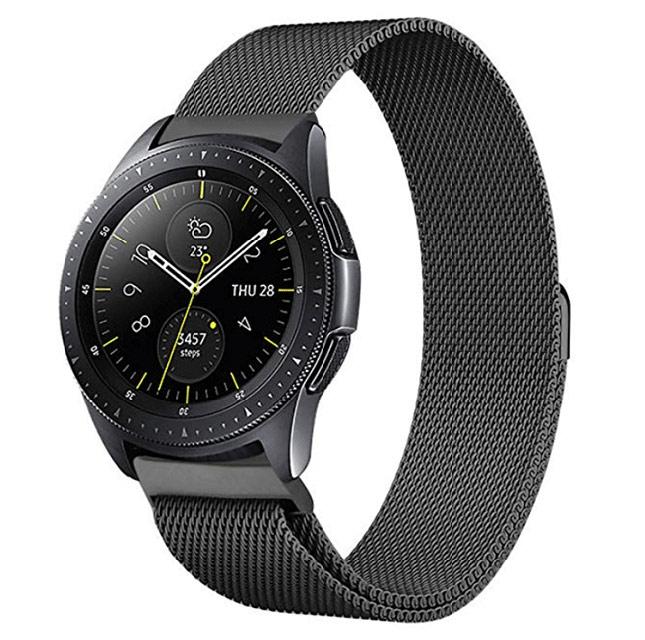 Міланський сітчастий ремінець для годинника Samsung Galaxy Watch 42 mm (SM-R810) - Black