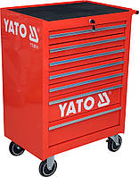 Шкаф-тележка для інструментів 995x680x458м YATO, 7 ящиків