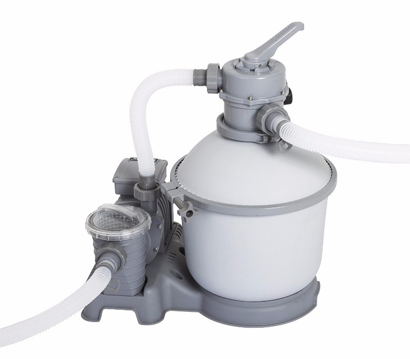 Пісочний насос фільтр для басейну Bestway Sand Filter Pump, 3785л/ч. Фільтр для басейнів