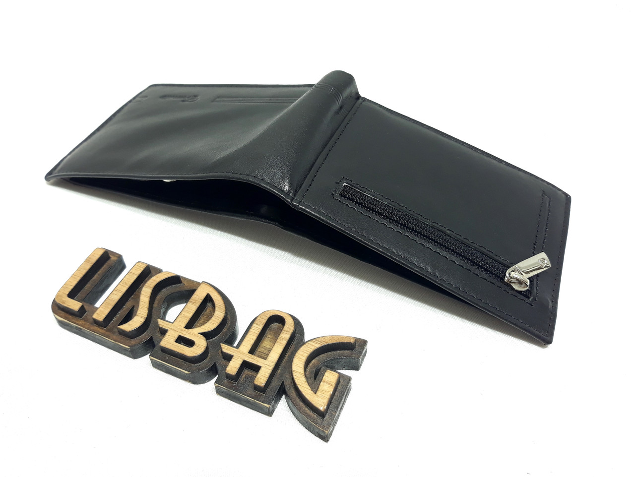 Мужской кожаный зажим/кошелек Eremette на магните для денег, повседневная носка - фото 4 - id-p786088436