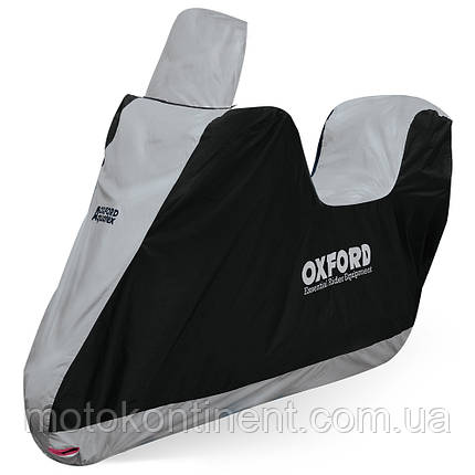 CV217 Чохол водонепроникний для скутера Oxford Aquatex Highscreen Topbox Scooter Cover 203х83х184 , фото 1