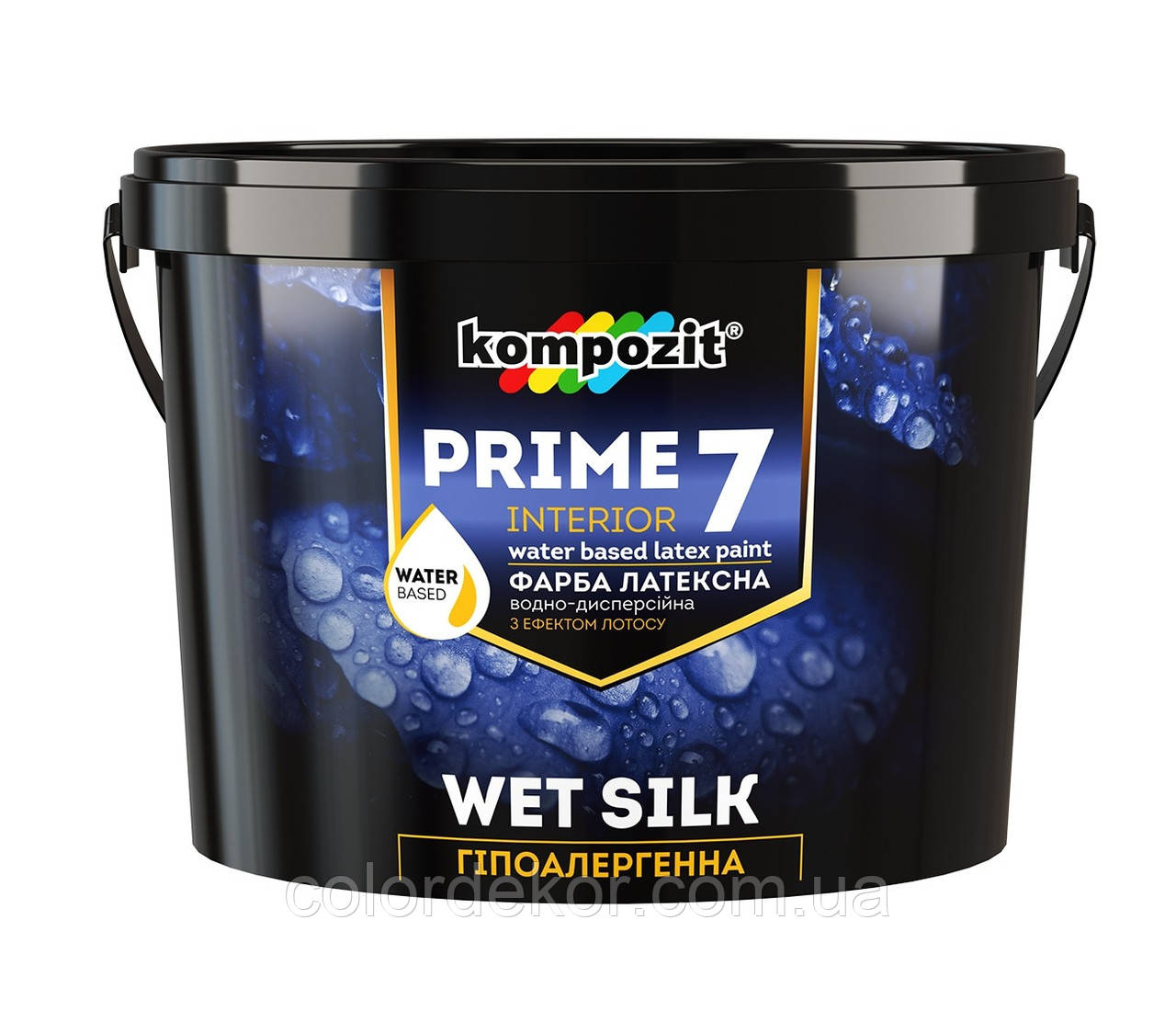 Гіпоалергенна інтер'єрна фарба PRIME 7 Kompozit 0,9 л