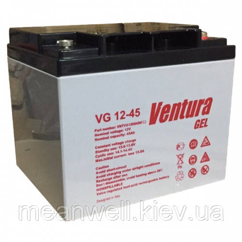 Акумуляторна батарея Ventura VG 12-45 12в, 45Ач (GEL)