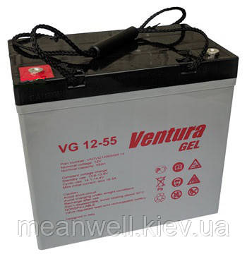 Акумуляторна батарея Ventura VG 12-55 12в, 55Ач (GEL)