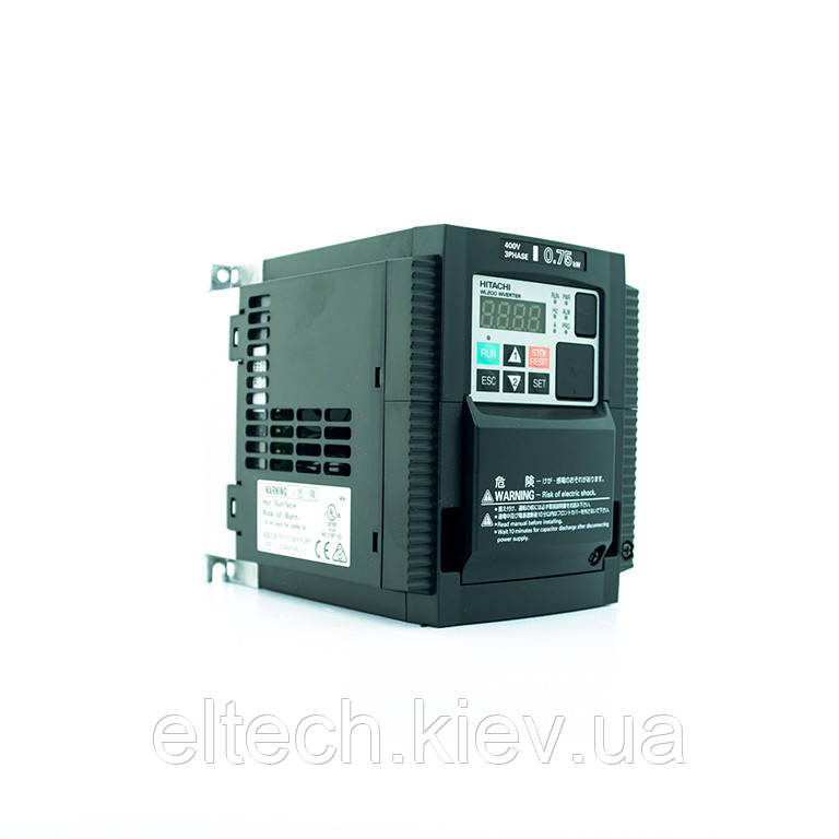 Частотний перетворювач Hitachi. Перетворювач частоти для насоса. WL200-007HFE, 0.75 кВт, 400В., фото 1