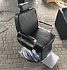 Кресло парикмахерское для barbershop Карлос Черный (Frizel TM), фото 3