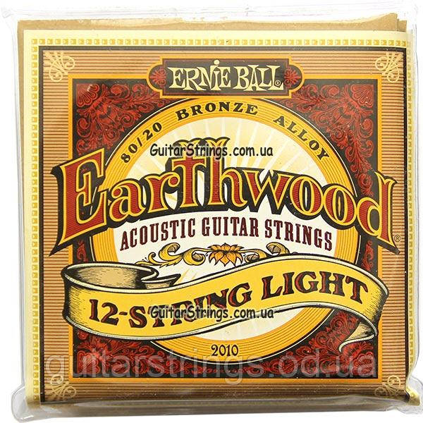 Струны Ernie Ball 2010 Earthwood Bronze Alloy 12-String Light 9-46 - фото 1 - id-p219251857