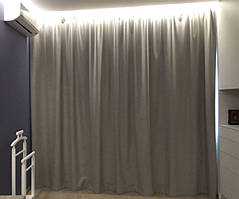 Однотонные шторы блэкаут для спальни