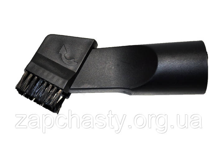Насадка з ворсом щілинна для пилососа d=32 мм, поворотна 90°