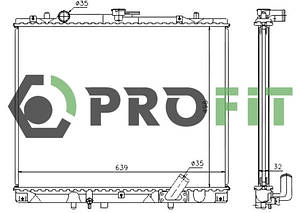 Радіатор охолодження Mitsubishi Pajero Sport, L200 Profit