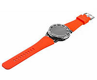 Силиконовый ремешок для часов Samsung Galaxy Watch 46 mm SM-R800 - Orange