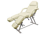 Кушетка педикюрна модель 240, БІЛА, педикюрне крісло 240, Кушетка косметологічна, фото 3