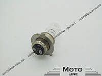 Лампа фары галоген белая P15D 25-3 12V35/35W 3-лепестка Mototech