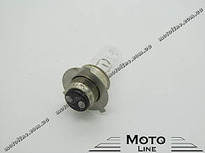 Лампа фари галоген біла P15D 25-3 12 V35/35W 3-пелюстка Mototech