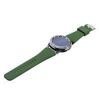 Силиконовый ремешок для часов Samsung Galaxy Watch 46 mm SM-R800 - Army Green