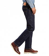 Джинси Levi's  505 Regular Fit Jeans Rinse Темно-синій, фото 3
