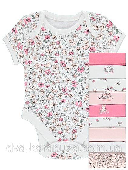 Гарні боді з коротким рукавом George, 18-24 міс! Поштучно!, фото 1