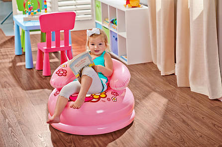 Надувне дитяче крісло INTEX 48508 Hello Kitty, фото 3