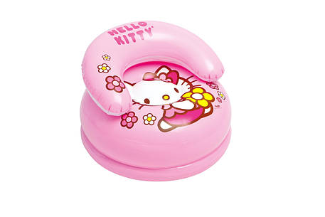 Надувне дитяче крісло INTEX 48508 Hello Kitty, фото 1