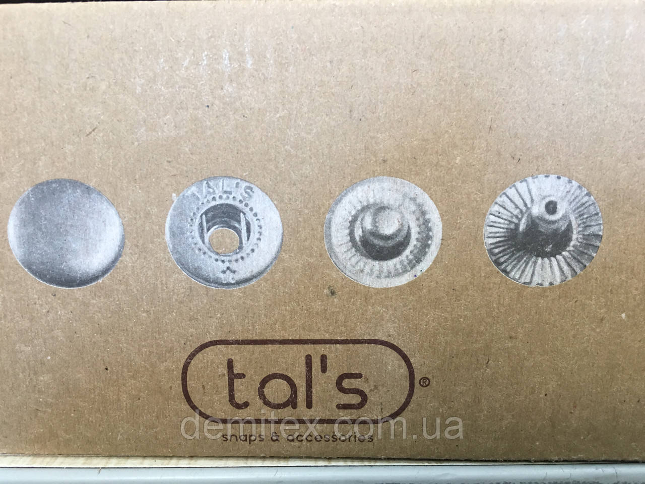 Кнопка надійна Tals 54 (12,5 мм) нікель