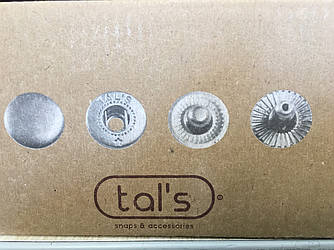 Кнопка надійна Tals 54 (12,5 мм) чорний нікель