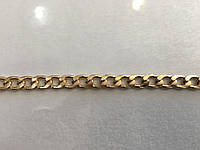 Цепочка алюминиевая золото 1.8х14.4х7.8 мм