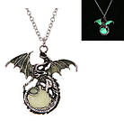 Підвіска кулон дракон зі світінням у темряві, з люмінофором, фото 5