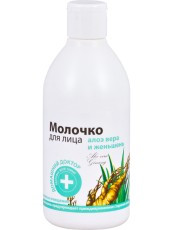 Молочко для обличчя Алое вера та женьшень 300 мл Домашній Доктор, фото 1