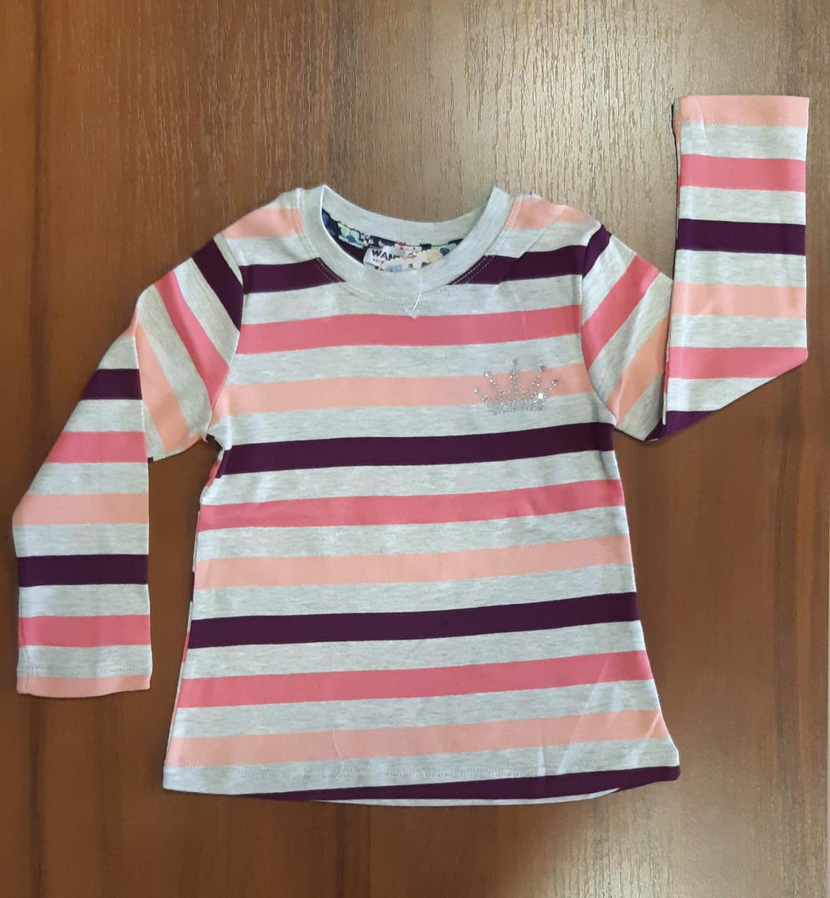 Лонгслив для дівчинки 4-5 років 110 см Wanex, фото 1