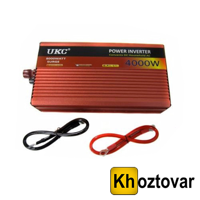 Перетворювач напруги Power One 12V-220V SSR-4000W, фото 1