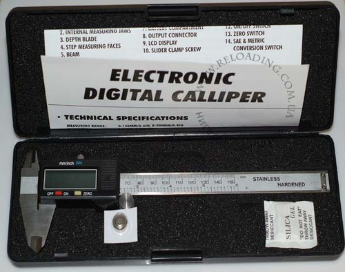 Штангенциркуль цифровой Digtal caliper - фото 3 - id-p65084796