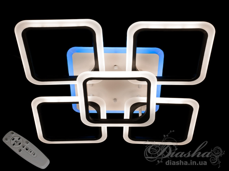 Люстри Led Diasha A8060/4+1BK LED dimmer-2.4 G