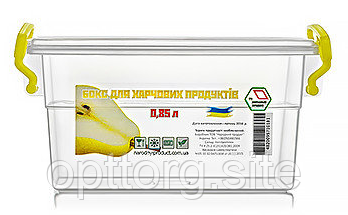 Контейнер із затискачем 0,85 л Народний продукт 52, фото 1
