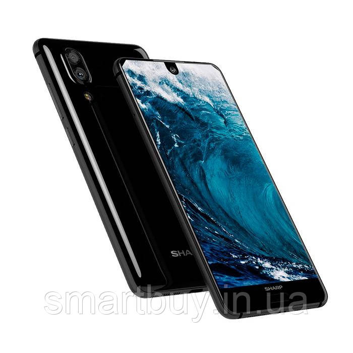 Комплект Бампер Soft touch і Захисне скло для Sharp Aquos S2