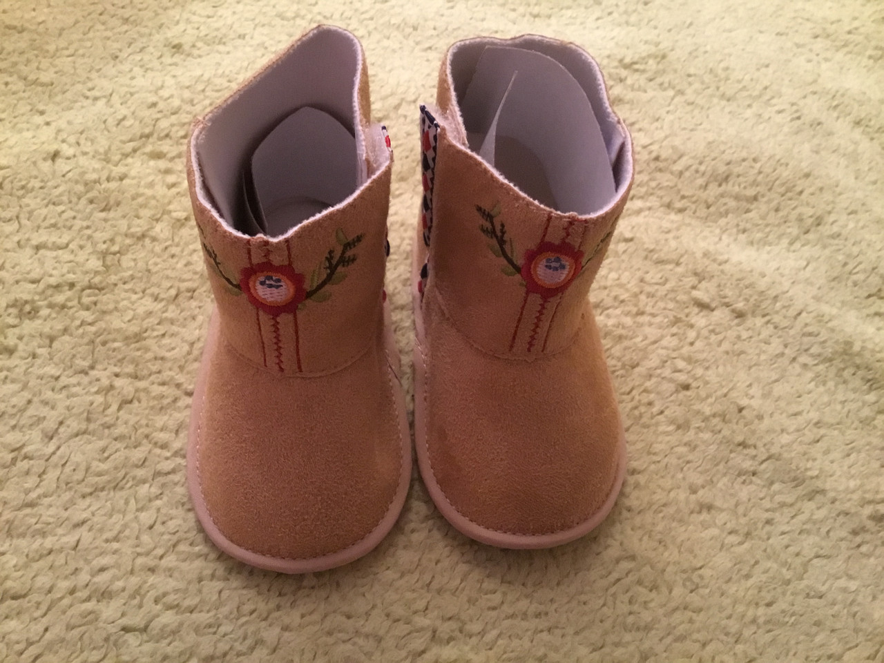 Взуття для новонародженого babyland. Чобітки для дівчинки., фото 1