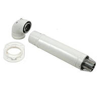 Коаксіальний димохід Immergas 80/125 1 м для конденсаційного котла 3.015242