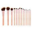 Набір пензлів для макіяжу BH Cosmetics BH Chic Brush Set with Cosmetic Case (14 штук), фото 6