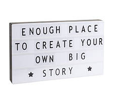 Лайтбокс LEDR А3 (чорний) світильник