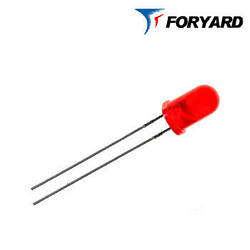 Світлодіод червоний 5 мм. FYL5013 SRD 160mсd (650nm) круглий, матовий, 60 ° FORYARD