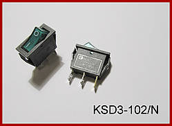 Перемикач консольний KCD3, 250V,15A.