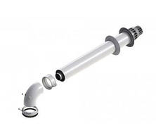 Коаксіальний димохід Unical (в.нерж.) 1 м