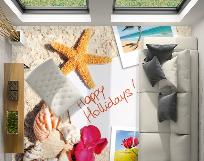 Наклейка для створення 3D підлоги 2 х 2 м (під замовлення будь-який розмір) із захисною ламінацією (БП-pol_ch108)