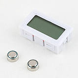 Гігрометр, термометр цифровий (Білий), фото 2